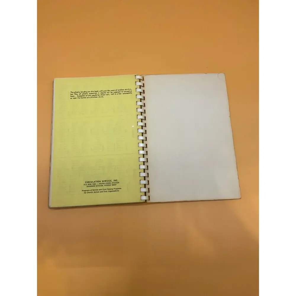 1969-1979 Favorite Recipes From Our‎ Best Cooks Kansas Church Cookbook Vintage